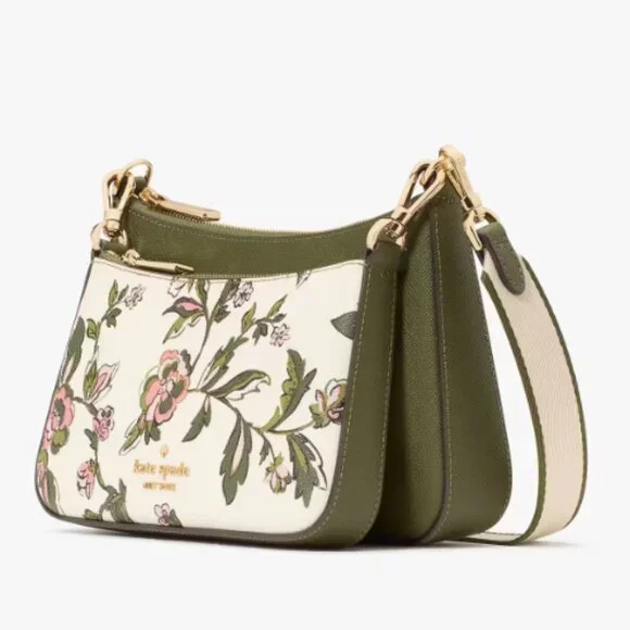 Kate Spade Duet Floral Small Crossbody NWT - Picture 2 of 5